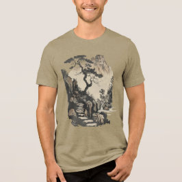 Camiseta Unissex Paisagem Japonesa Serena - Tranqu