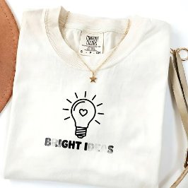 Camiseta Unissex Vintage Inspirada em Ideias Brilh