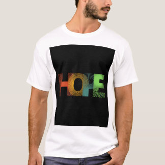 Camiseta unissexo esperançosa