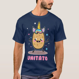 Camiseta Unitato Unicorn Batata Cute Cute Funny Fries