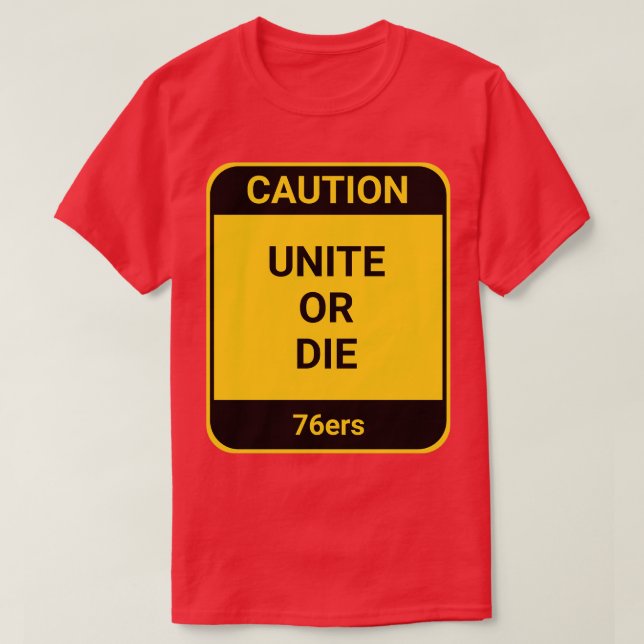 CAMISETA UNITE OU MORRA (Frente do Design)