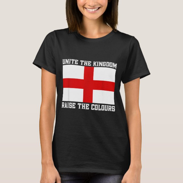 Camiseta Unite The Kingdom St George Cross  (Frente)