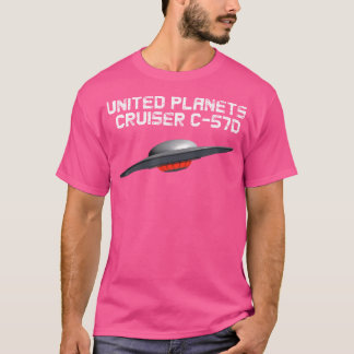 Camiseta United Planets Cruiser C-57D Saucer Voador Ufo