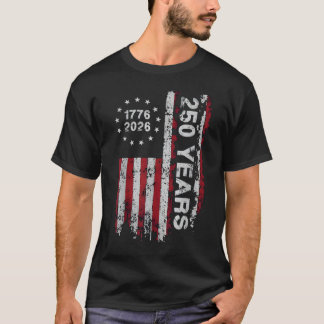Camiseta United States 250th Anniversary Birthday Retro USA
