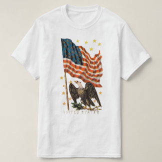 Camiseta United States American Flag Stars Eagle Graphic