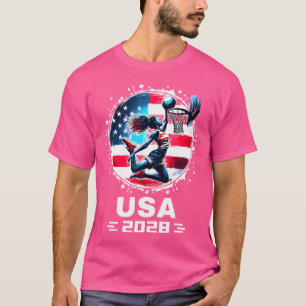Camiseta United States Flag Women Ba