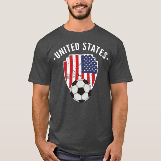 Camiseta United States Soccer Flag Football American Pride (Frente)