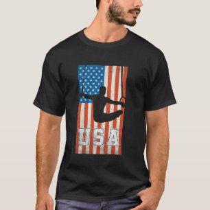 Camiseta United USA Gymnast Mens Gymnastics Team Atleta ame