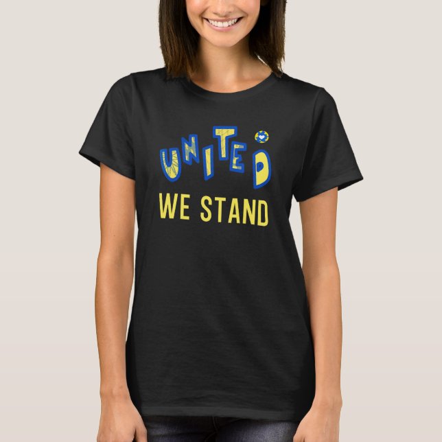 Camiseta United We Stand Graphic Design (Frente)