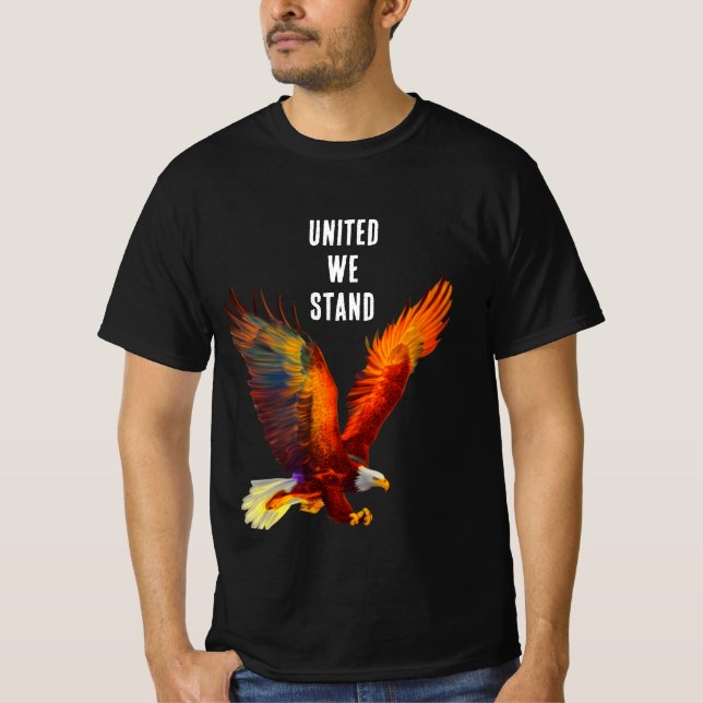 Camiseta United We Stand Patriotic Eagle T-Shirt (Frente)
