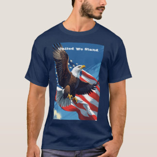 Camiseta United We Stand US Independent Day 4 de julho EUA