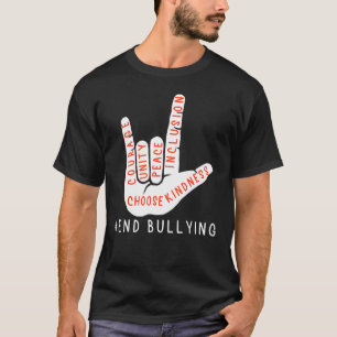 Camiseta Unity Day Orange 2021 Anti Bullying Sinal Lang