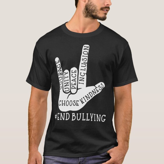 Camiseta Unity Day Orange End Bullying Choose Kindness And  (Frente)