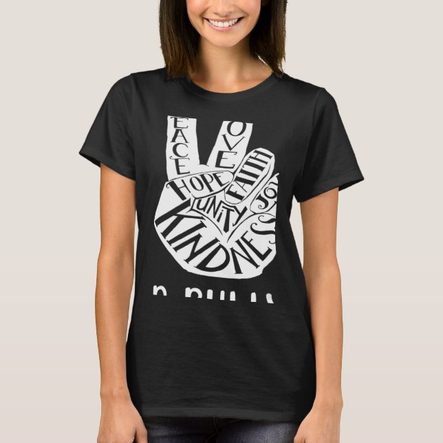 Camiseta Unity Day Orange Kids 2022 Anti Bullying Love Sign (Frente)