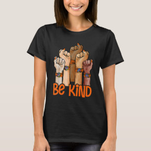 Camiseta Unity Day Orange Kids É gentil As mulheres serem b