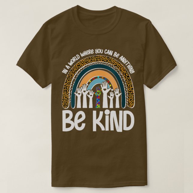 Camiseta Unity Day Orange Kids É gentil As mulheres serem b (Frente do Design)