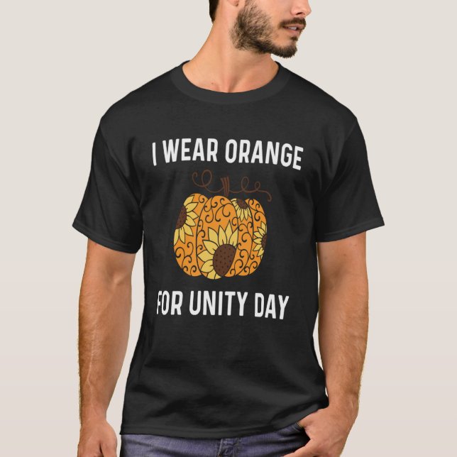 Camiseta Unity Day Orange Kids Unity Day Pumpkin Toddler B (Frente)