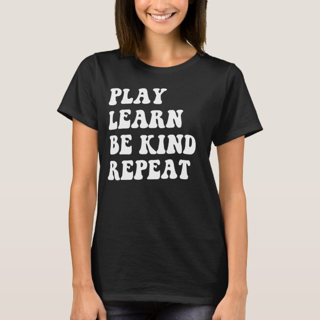 Camiseta Unity Day Orange Play Aprenda a repetir unidade D (Frente)