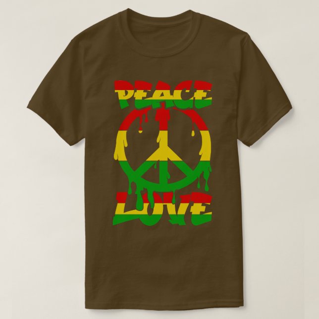 Camiseta Unity Day Peace Love Sign (Frente do Design)