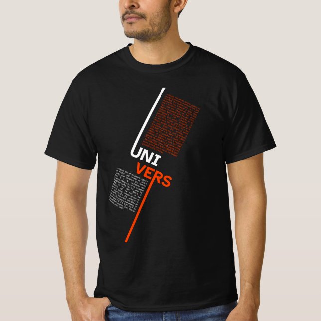 Camiseta Univers modernos (Frente)