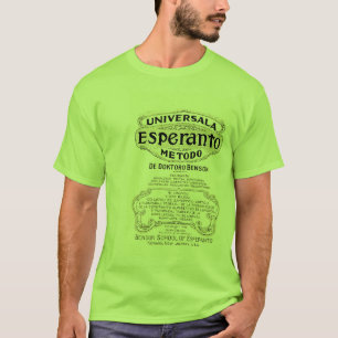 Camiseta Universala Esperanto Metodo de Doktoro Benson