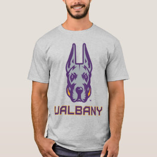 Camiseta Universidade de Albany Great Danes