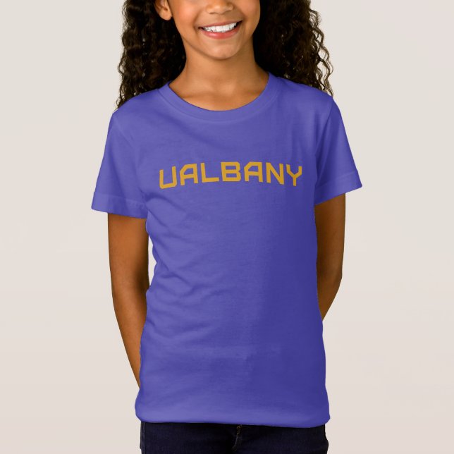 Camiseta Universidade de Albany Wordmark (Frente)