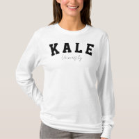 Universidade de Kale Vegan Vegetarian Funny Colleg