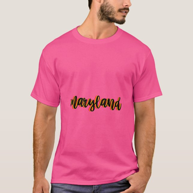 Camiseta universidade de maryland (Frente)