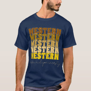 Camiseta universidade de michigan ocidental