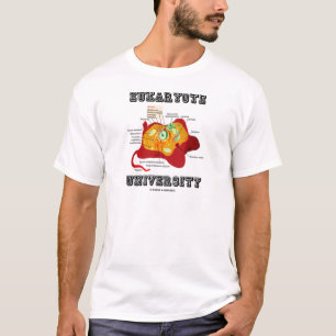 Camiseta Universidade do Eukaryote (pilha animal)