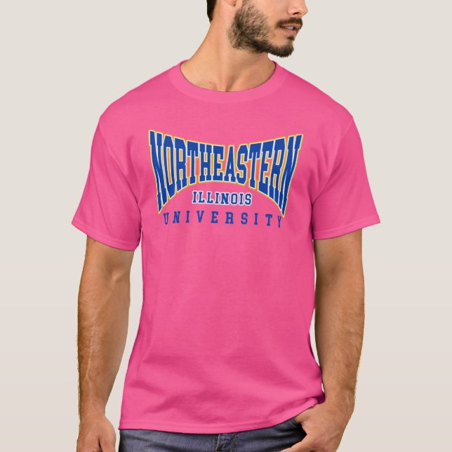 Camiseta universidade do nordeste de illinois (Frente)
