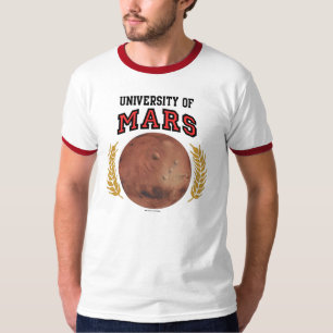 Camiseta Universidade do t-shirt de Marte