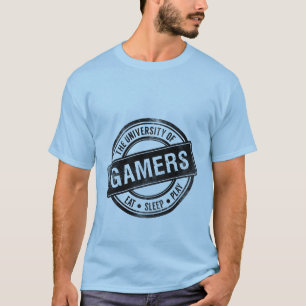 Camiseta Universidade do t-shirt do jogo do Grunge dos