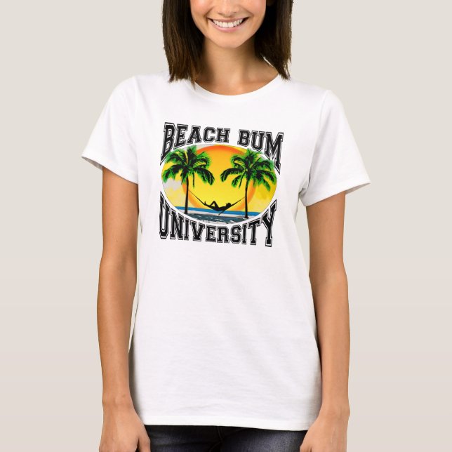 Camiseta Universidade do vagabundo da praia (Frente)