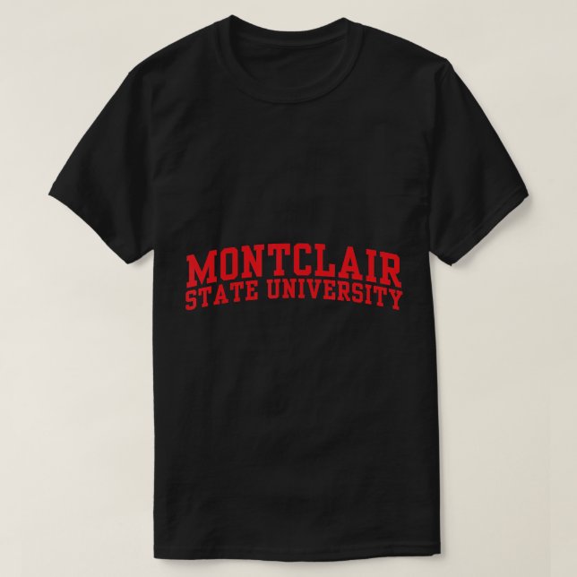 Camiseta Universidade Estadual Montclair OC1648 T-Shirt (Frente do Design)