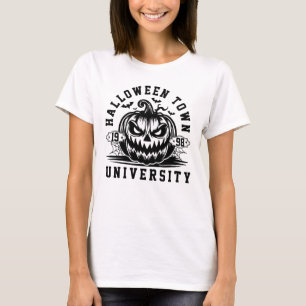 Camiseta Universidade Halloweentown: Criada a Vintage em 19