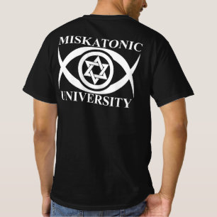 CAMISETA UNIVERSIDADE MISKATÔNICA