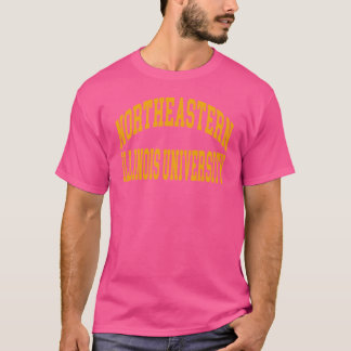 Camiseta universidade nordeste de illinois8