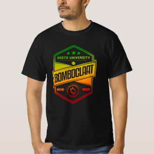 Camiseta Universidade Rasta Bomboclaat Rasta Colors Reggae