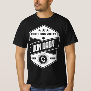 Camiseta Universidade rasta Don Dada Good Vibs Reggae