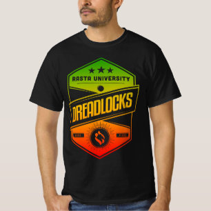Camiseta Universidade Rasta Dreadlocks Good Vibgae Reggae