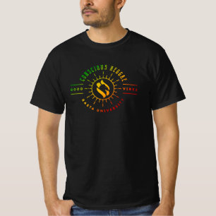 Camiseta Universidade Rasta Good Vibez Conscientista Reggae