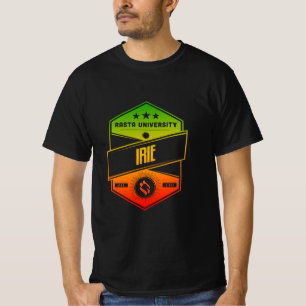 Camiseta Universidade Rasta Irie Good Vibes Rasta Reggae