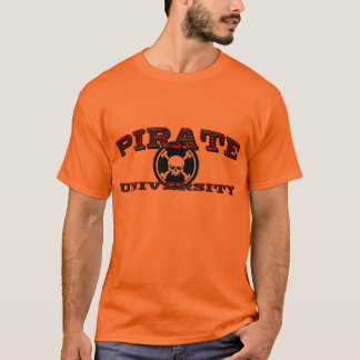 Camiseta Universidade T alaranjado do pirata