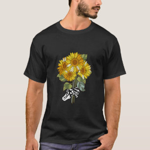 Camiseta Universidade Varsity-Gold Girassóis Meu Último, Me