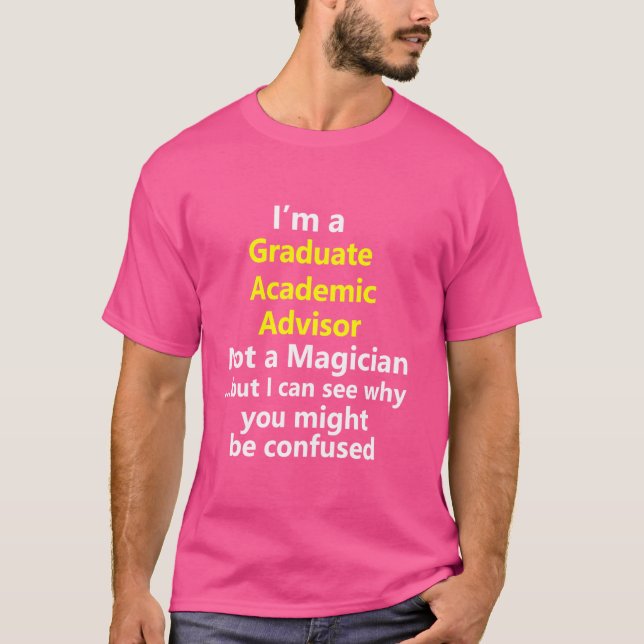 Camiseta Universidades do formando Acadêmico Advisor (Frente)