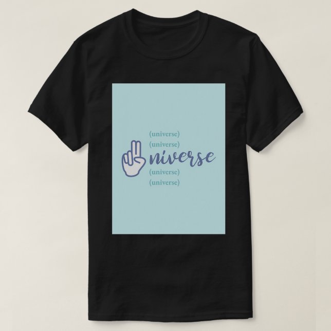 Camiseta Universo 1 (Frente do Design)