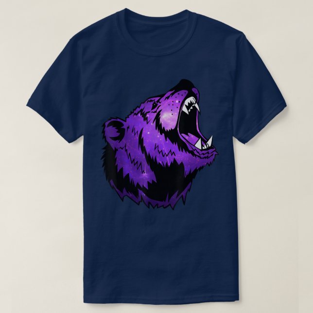Camiseta Universo com perigo urso 1976 (Frente do Design)
