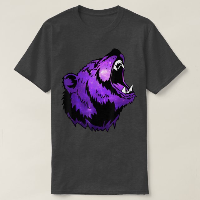Camiseta Universo com perigo urso 1980 (Frente do Design)
